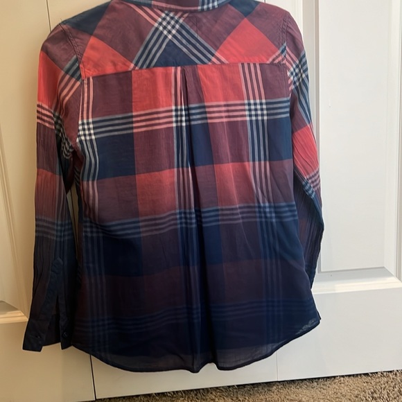 Rails Red Ombre Ashton Hunter Plaid Flannel Shirt - Picture 5 of 6